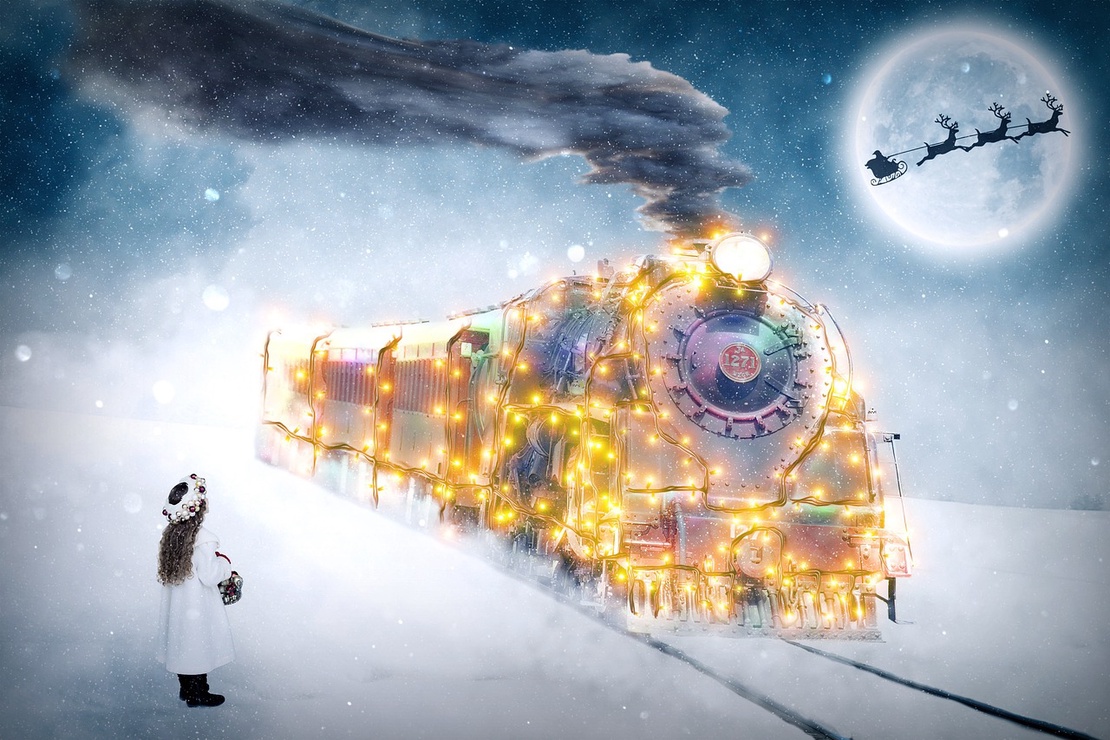 Scarlett's Christmas Train!